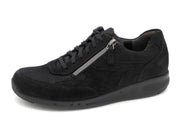 131-99-002 Dames Veterschoenen Comfort Durea 6260-685-0127 Zwart Wijdte H (2089)